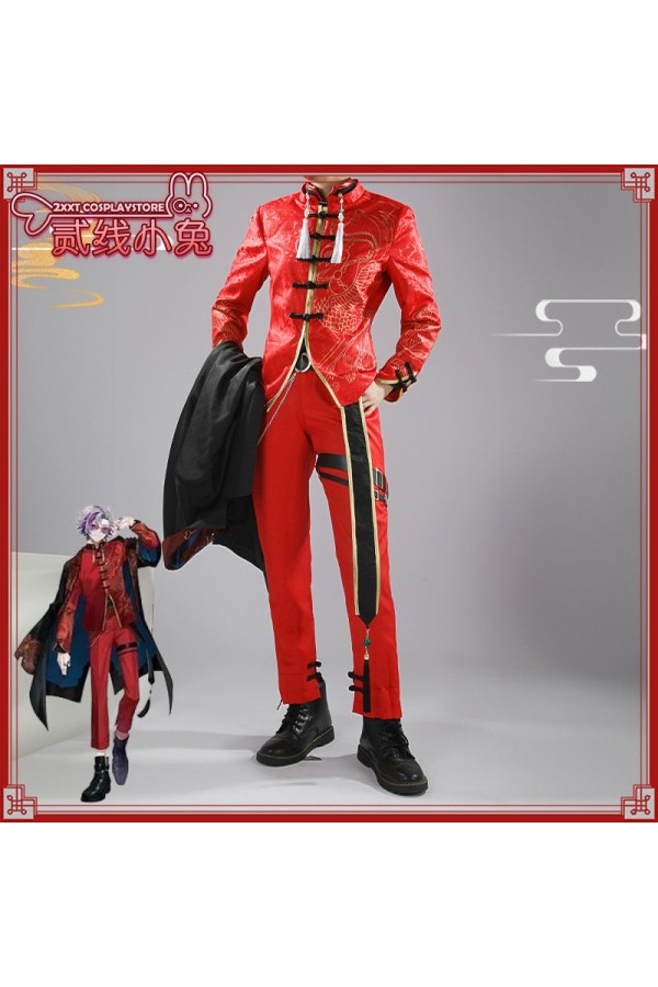 2XXT Cosplay Vtuber Fuwa Minato ROF MAO Four Guardians Cosplay Costume